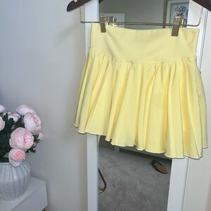Altar'd State Sunny Yellow Skater Skirt